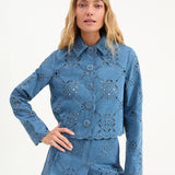 Veronica Beard - Adelaide Eyelet Jacket
