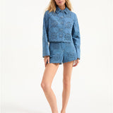 Veronica Beard - Adelaide Eyelet Jacket