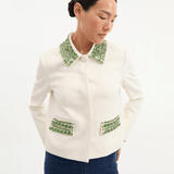 Veronica Beard - Imogen Embellished Cropped Jacket