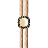 Dorsey - YVES NANO ONYX PARACORD NECKLACE, BEIGE
