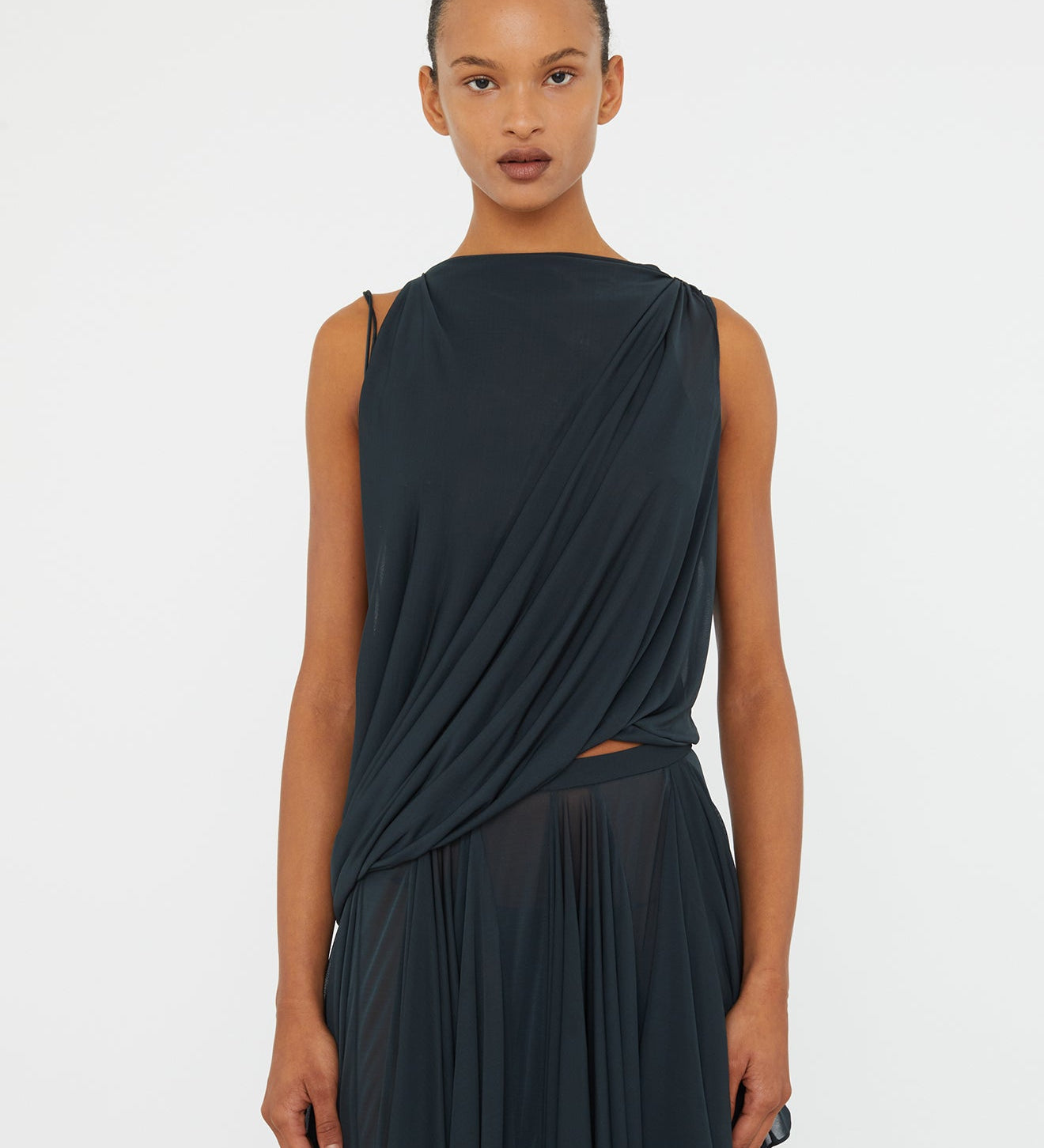 Christopher Esber - Macrame Silk Knot Dropped Armhole Top
