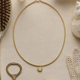 Kinn - Colette Pendant Pear Diamond Necklace