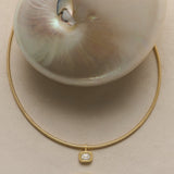 Kinn - Margot Pendant Emerald Cut Diamond Necklace
