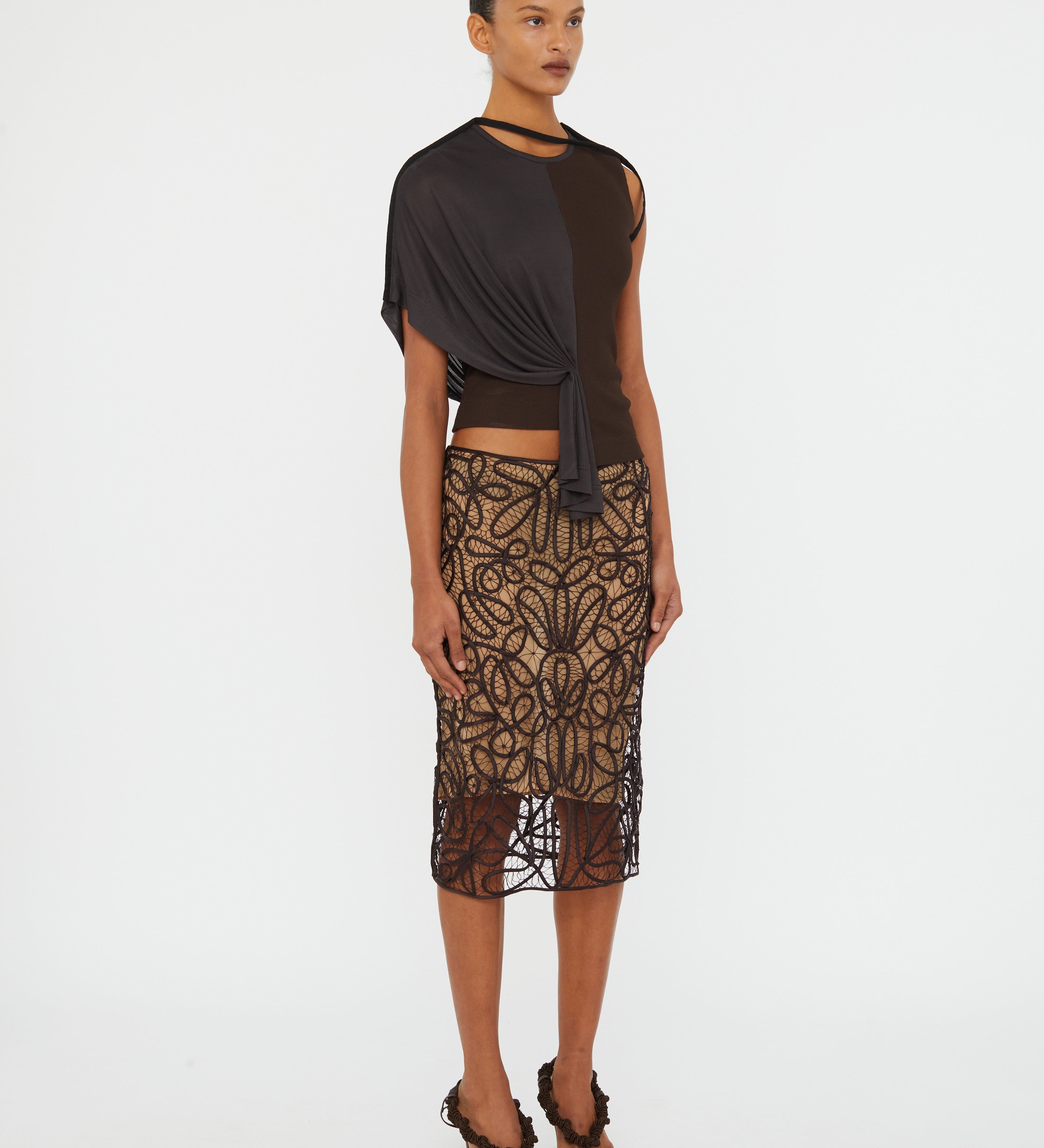 Christopher Esber - Meander Lace Skirt