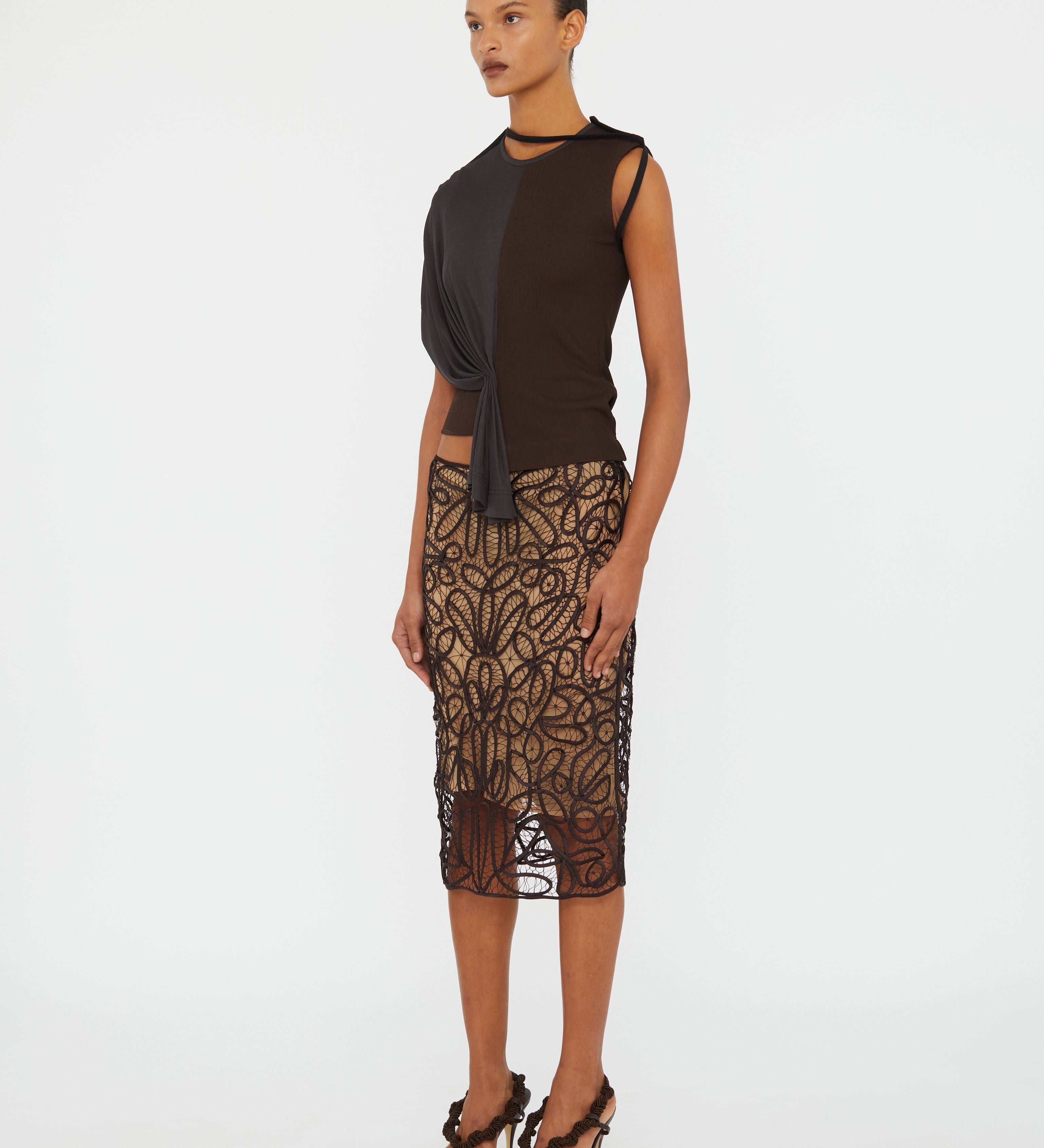 Christopher Esber - Meander Lace Skirt