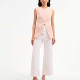 Veronica Beard - Taylor Cuffed Cropped Wide - Leg Jean