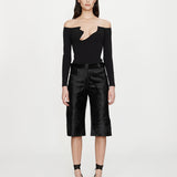 Christopher Esber - Odessa Arced Knitted Long Sleeve Top