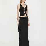 Christopher Esber - Crystal Pendant Cascade Skirt