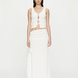 Christopher Esber - Crystal Pendant Cascade Skirt