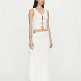 Christopher Esber - Crystal Pendant Cascade Skirt