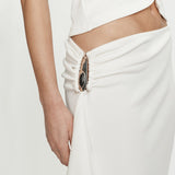 Christopher Esber - Crystal Pendant Cascade Skirt