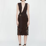 Christopher Esber - Stone Pin Scarf Drape Top