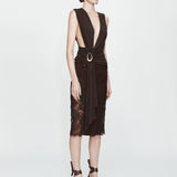 Christopher Esber - Stone Pin Scarf Drape Top