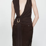 Christopher Esber - Stone Pin Scarf Drape Top