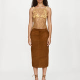 Christopher Esber - Aluna Lace Draped Top