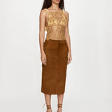 Christopher Esber - Aluna Lace Draped Top