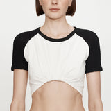Christopher Esber - Tucked Ringer Jersey Knit Tee