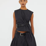 Christopher Esber - Locus Belted Taffeta Tank