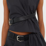 Christopher Esber - Locus Belted Taffeta Tank