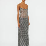 Christopher Esber - Sequined Lace Cami Dress