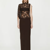Christopher Esber - Mahara Floating Lace Column Dress
