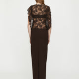Christopher Esber - Mahara Floating Lace Column Dress