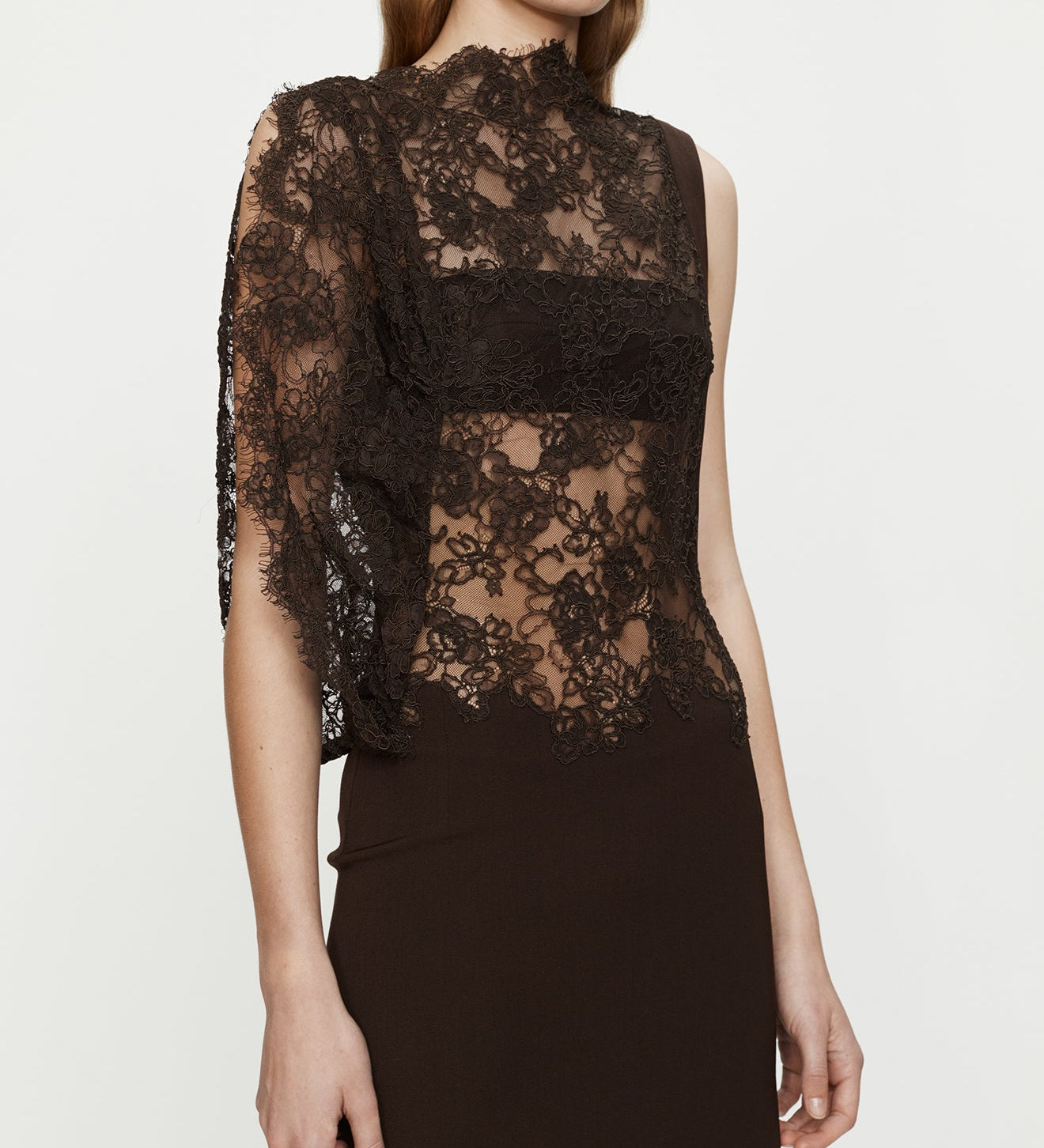 Christopher Esber - Mahara Floating Lace Column Dress