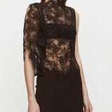 Christopher Esber - Mahara Floating Lace Column Dress