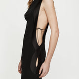 Christopher Esber - Infinity Cutaway Satin Trimmed Dress