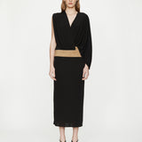 Christopher Esber - Contour Suede Swaddled Dress