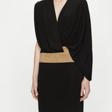 Christopher Esber - Contour Suede Swaddled Dress