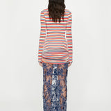 Christopher Esber - Calypso Iris Lace Long Sleeve Dress
