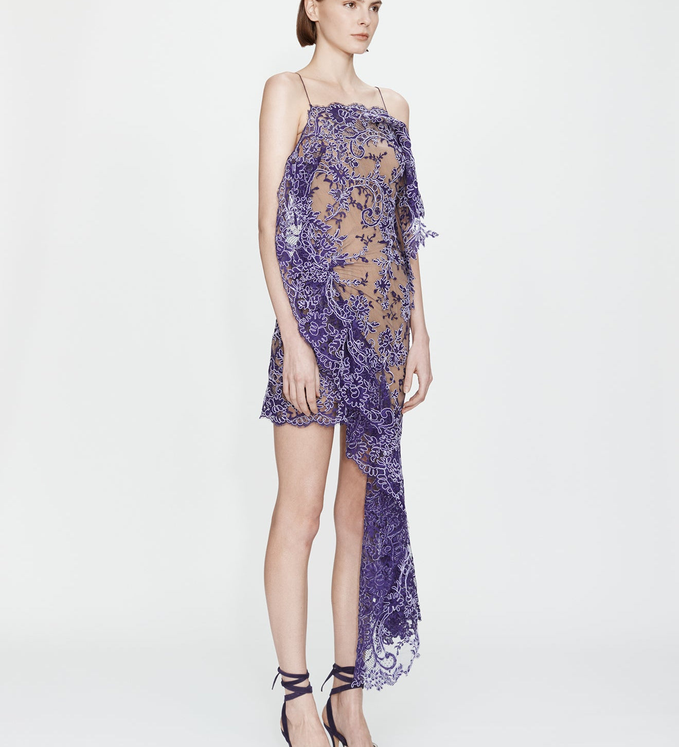 Christopher Esber - Iris Floating Lace Suspend Mini Dress