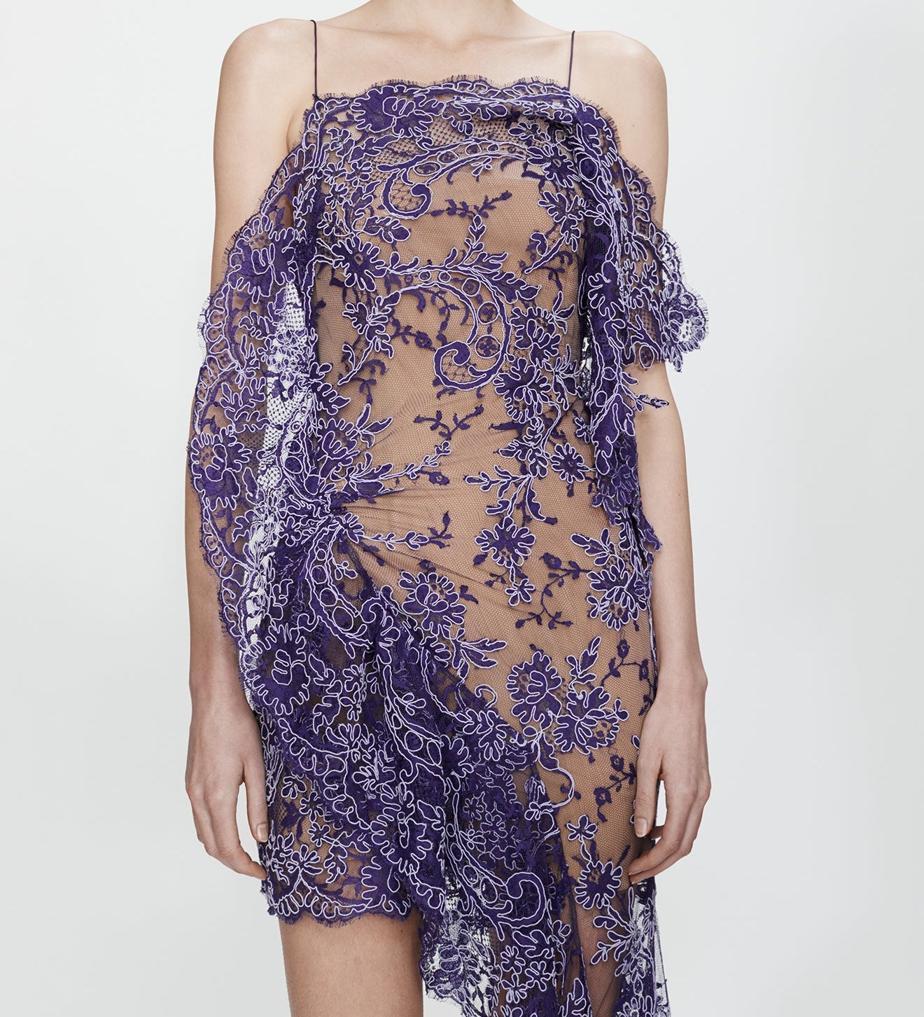Christopher Esber - Iris Floating Lace Suspend Mini Dress