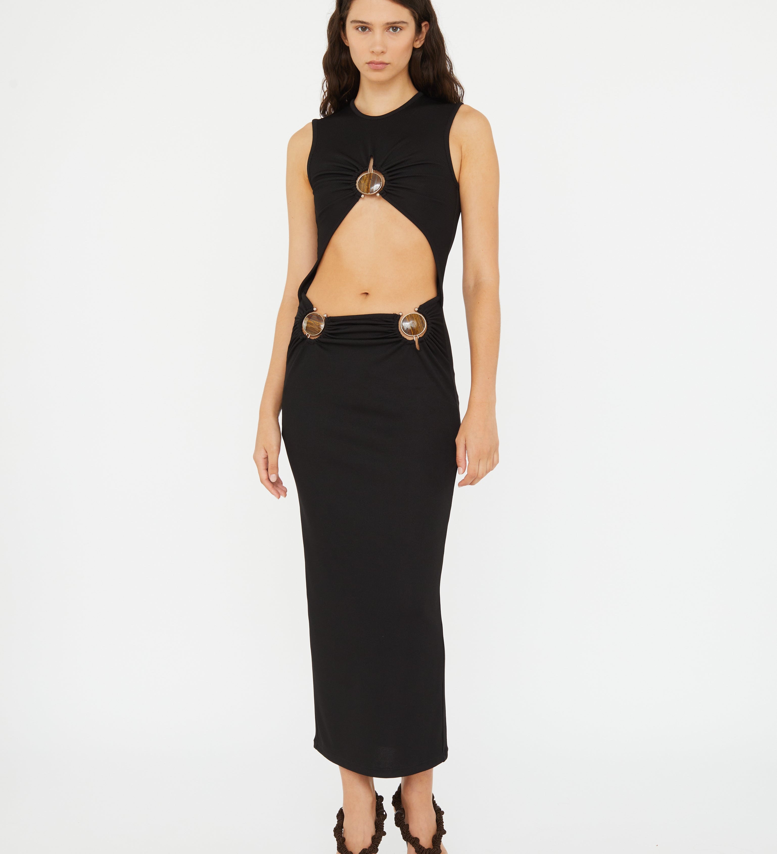 Christopher Esber - Mineral Stone Disconnect Tank Dress