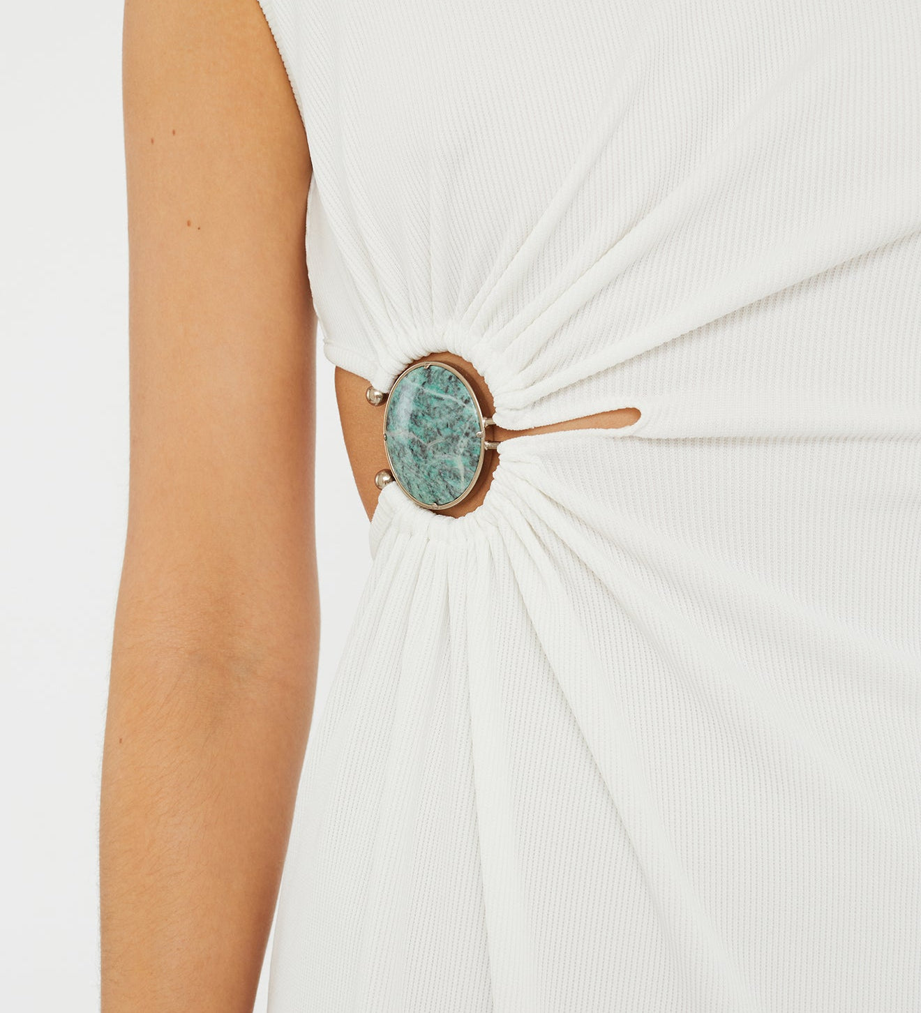 Christopher Esber - Mineral Stone Ruched Tank Dress