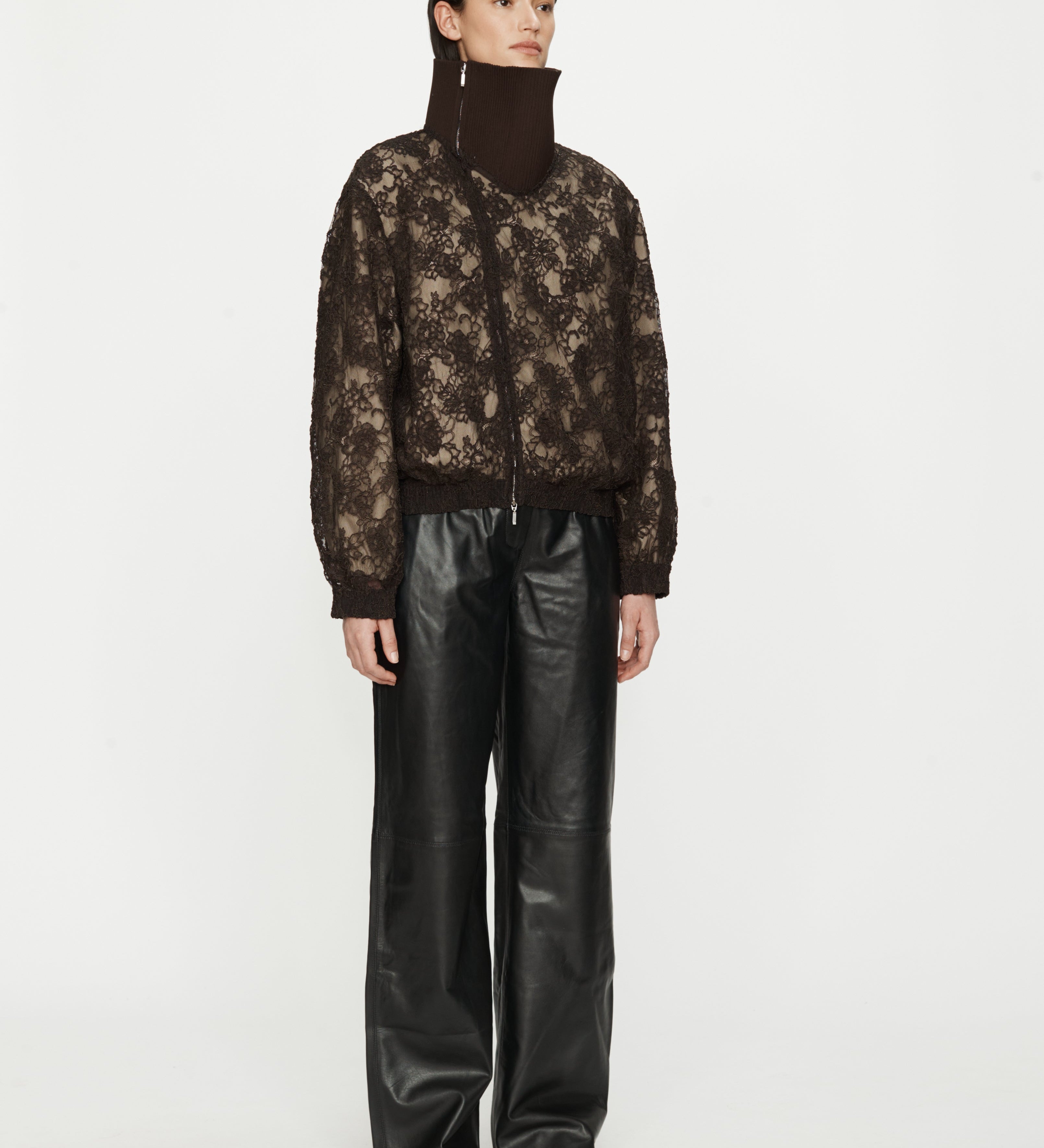 Christopher Esber - Mahara Lace Bomber Jacket