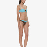 Christopher Esber - Mineral Stone Ruched Bikini Top