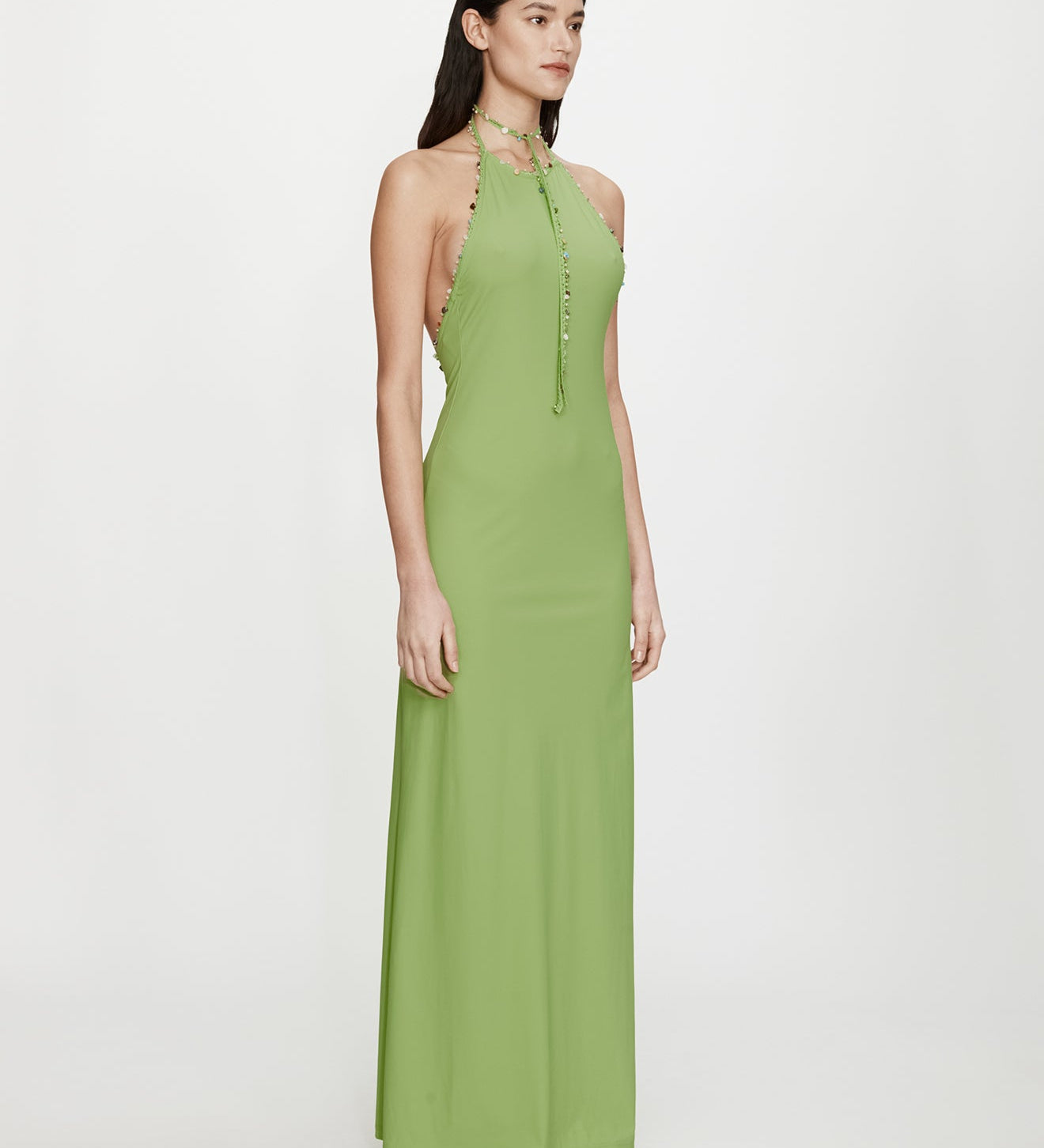 Christopher Esber - Beach Quartz Halter Lycra Dress