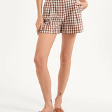 Veronica Beard - Haina Gingham Seersucker Short