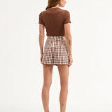 Veronica Beard - Haina Gingham Seersucker Short