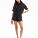 Veronica Beard - Fabian Eyelet Short