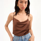 Veronica Beard - Sola Stretch-Silk Tank Top