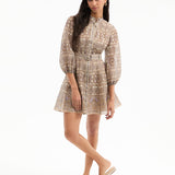 Veronica Beard - Kumar Silk-Linen Minidress