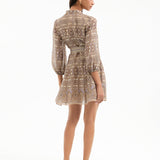 Veronica Beard - Kumar Silk-Linen Minidress