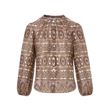 Veronica Beard - Ashlynn Silk-Linen Blouse