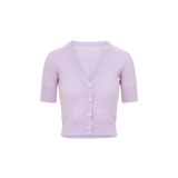 Veronica Beard - Solene Short-Sleeve Cashmere Cardigan