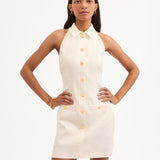 Veronica Beard - Roxanne Stretch-Linen Minidress