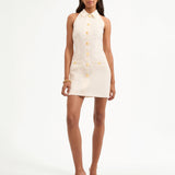 Veronica Beard - Roxanne Stretch-Linen Minidress