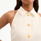 Veronica Beard - Roxanne Stretch-Linen Minidress